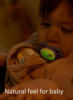 PHILIPS AVENT Pack Of 2 Ultra Air Soother Light And Breathable Glow In The Dark Baby Soothers With Steriliser Carry Case, 6 To 18 Months  - Image 3
