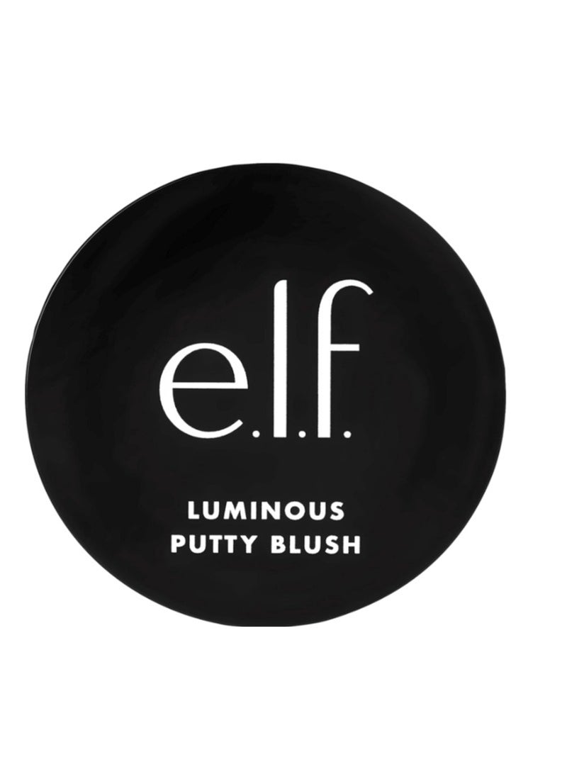 إلف Luminous Putty Blush, Putty To Powder Blush With A Shimmer Finish, Lightweight, Buildable Formula, St. Barts Pink - Image 5