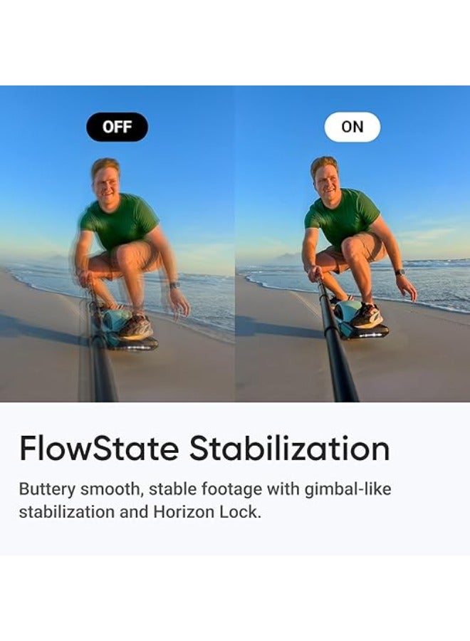 Insta360 GO 3S Midnight Black (128GB) | 10m Waterproof Tiny Action Camera, 4K Wide-Angle Video, 2.2" Flip TouchScreen w/ Action Pod, Auto Stabilization, with Apple FindMy, Magnet Pendant, Clip - Image 3