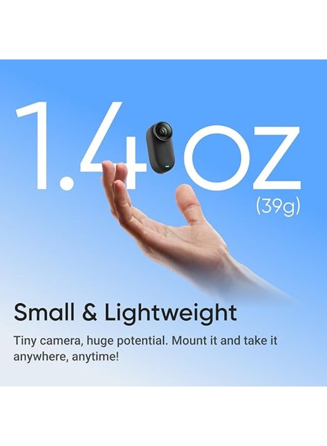 Insta360 GO 3S Midnight Black (128GB) | 10m Waterproof Tiny Action Camera, 4K Wide-Angle Video, 2.2" Flip TouchScreen w/ Action Pod, Auto Stabilization, with Apple FindMy, Magnet Pendant, Clip - Image 3