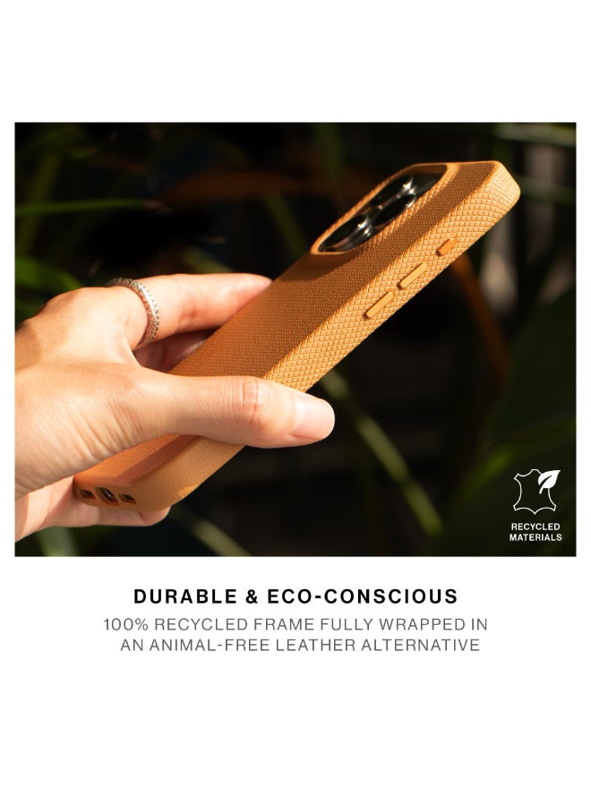 Native Union (RE)Classic Leather Case w/ Magsafe For Apple iPhone 16 Pro Max 6.9-inch 2024| Italian Leather from Recycled Materials, 6-Ft Drop And Scratch Protection, Raised Edges, Wireless Charging - Kraft - Image 3