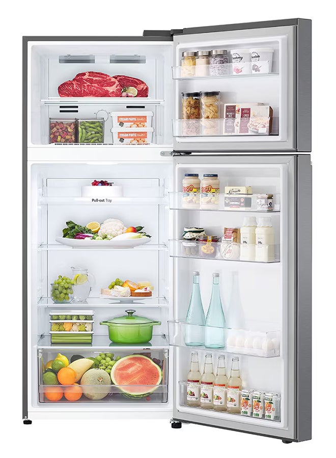 إل جي - Double Door Refrigerator 375L GN-B482PQMB Silver - Image 1