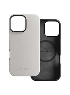 Native Union Active Case w/ Magsafe for Apple iPhone 16 Pro Max 6.9" 2024|10-Ft Drop And Scratch Protection, Leather-like finish, Recycled Materials, Raised Edges, Wireless Charging - Sand Stone  - Image 1