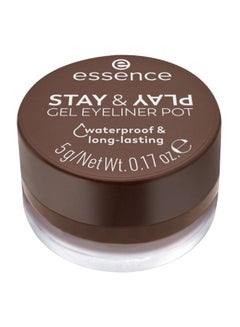 Essence Stay And Play Gel Eyeliner Pot 02 02 Brown  - Image 1