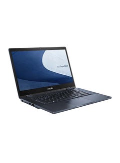 ASUS ExpertBook B3402 Flip Laptop With 14-Inch FHD Touch Display, Intel Core i5-1235U Processor 1.3 GHz/8GB RAM/512GB SSD/Intel UHD Graphics/Free DOS  FingerPrint , NumberPad , DOS ,US Military-Grade Standard 810H, Stylus Pen English/Arabic Star Black  - Image 3
