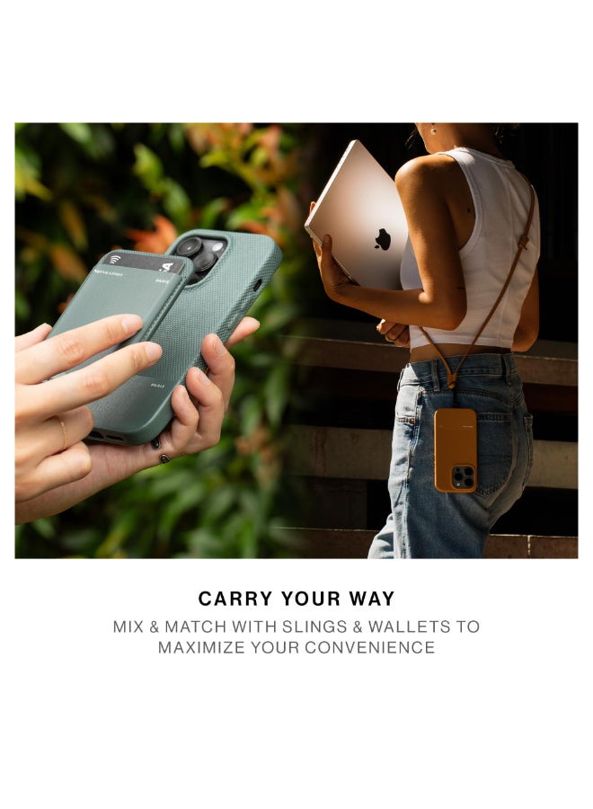 Native Union (RE)Classic Leather Case w/ Magsafe for Apple iPhone 16 Pro 6.3" 2024| Italian Leather from Recycled Materials, 6-Ft Drop And Scratch Protection, Raised Edges, Wireless Charging - Black - Image 4