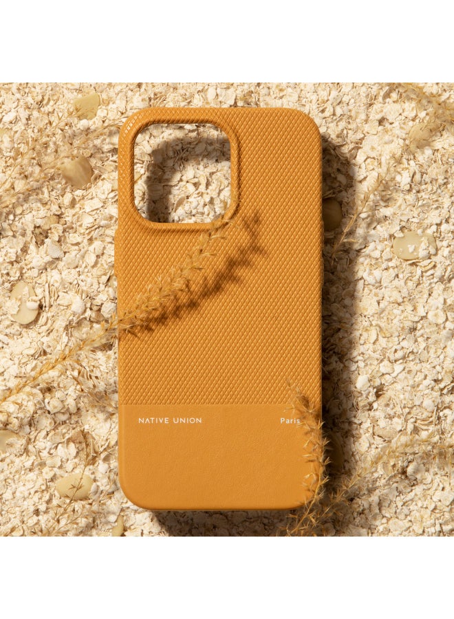 Native Union (RE)Classic Leather Case w/ Magsafe for Apple iPhone 16 Pro 6.3" 2024| Italian Leather from Recycled Materials, 6-Ft Drop And Scratch Protection, Raised Edges, Wireless Charging - Kraft - Image 5