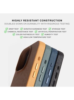 Native Union (RE)Classic Leather Case w/ Magsafe for Apple iPhone 16 Pro Max 6.9" 2024| Italian Leather from Recycled Materials, 6-Ft Drop And Scratch Protection, Raised Edges, Wireless Charging - Black  - Image 5