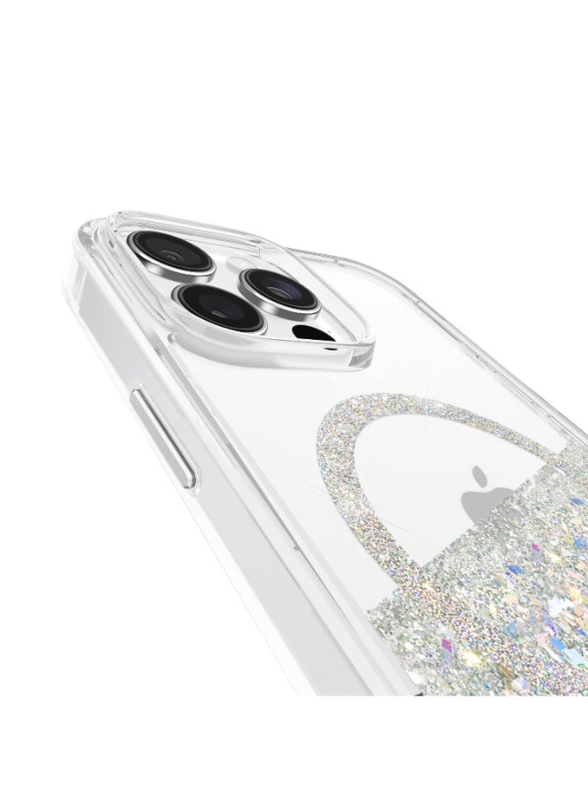 CASE-MATE Karat Case w/ Magsafe for Apple iPhone 16 Pro Max 6.9" 2024| 12-Ft Drop Protection w/ Anti-Scratch Anti Yellowing Coating, Raised Edges, Fashion Case, Wireless Charging - White Silver  - Image 5