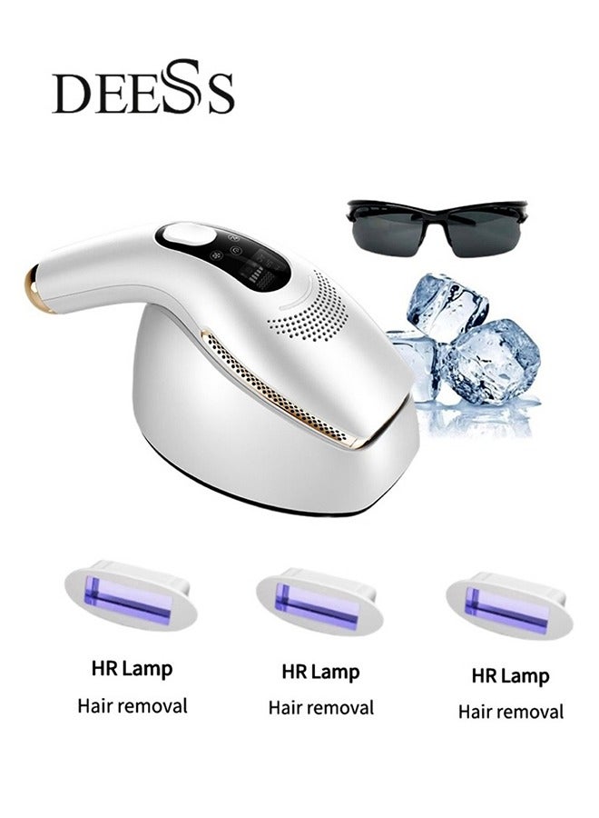 DEESS GP590 Plus Unlimited Flashes IPL Cooling Laser Hair Removal Machine 0.9s Permanent Painless Epilator With 3 HR Lamp White - Image 1