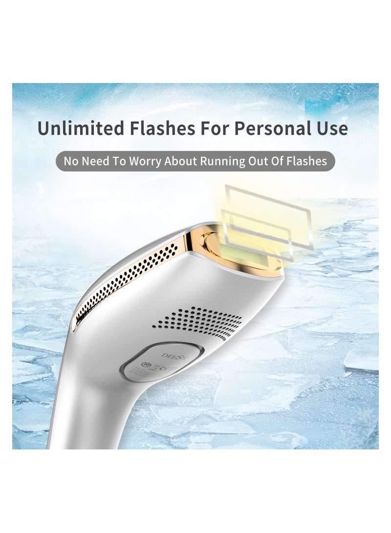DEESS - GP590 PLUS Unlimited Flashes Permanent Painless IPL Laser Hair Removal Device Epilator With 1*HR Lamp White - Image 1