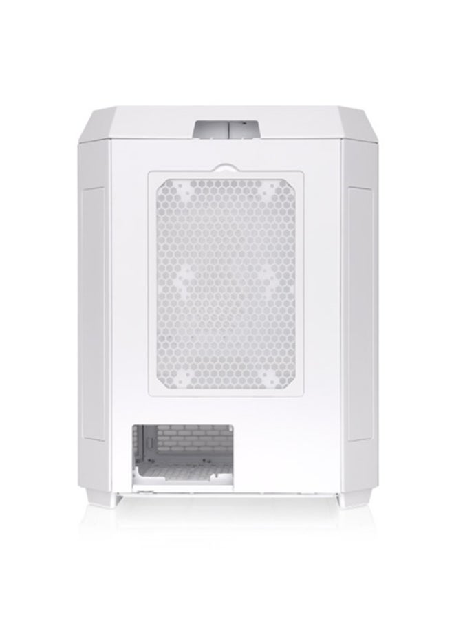 Thermaltake - The Tower 600 Mid Tower Chassis, Up to 13 Fans & 420mm Radiator Support, 3mm Tempered Glass x3, Dismantlable Modular Design, SPCC Materials, CA-1Z1-00M6WN-00 Snow - Image 1