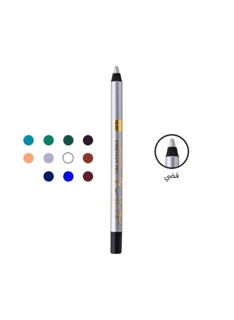 RoseBerry Long Lasting Waterproof Eyeliner Pencil -109 silver Silver