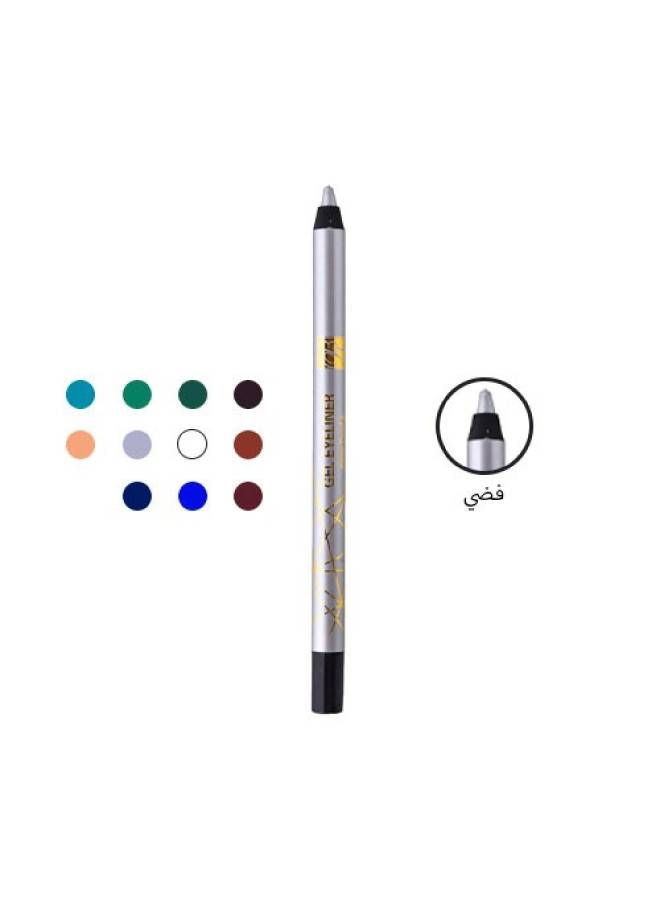 ROSE BERRY - RoseBerry Long Lasting Waterproof Eyeliner Pencil -109 silver Silver - Image 1