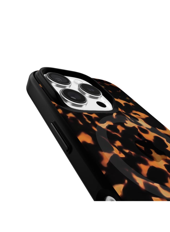 CASE-MATE Kate Spade MagSafe Print Case for  iPhone 16 Pro 6.3" 2024| 12-Ft Drop Protection w/ Anti-Scratch Coating, Raised Edges, Fashion Case, Wireless Charging - Tortoise - Image 5