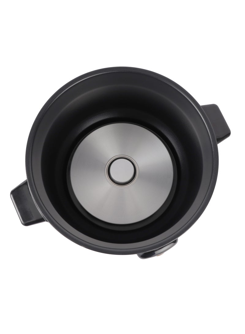 جيباس Multifunctional Rice Cooker- GRC35041, Removable and Non-Stick Inner Pot with Cool Touch Handle, 1.8 L 700 W GRC35041 Black & Grey - Image 5