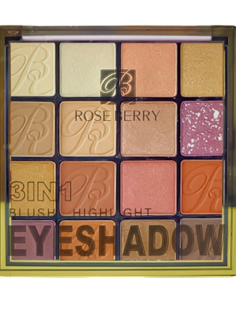 3 In 1 Blush Highlight Eyeshadow 01
