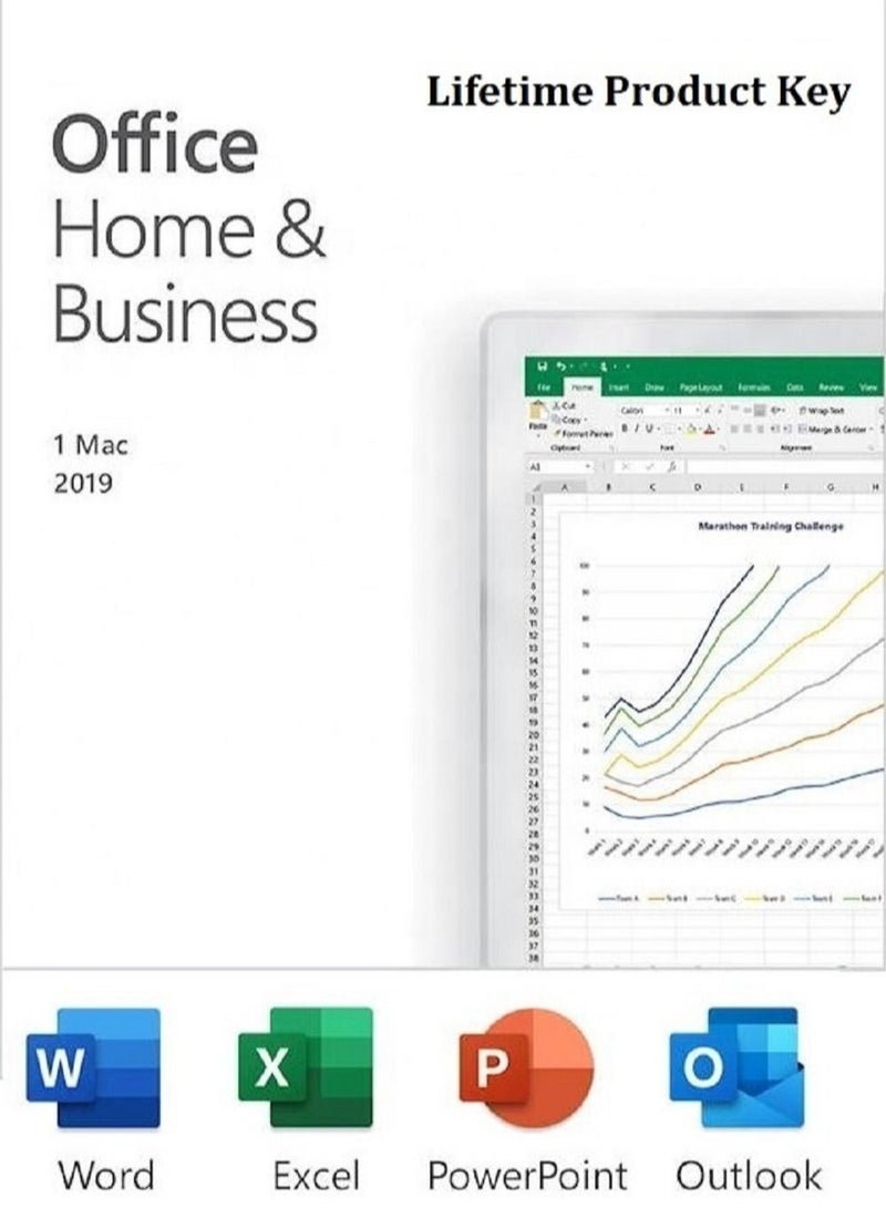 Microsoft - Office 2019 Home and Business Lifetime Subscription for Mac - Image 1