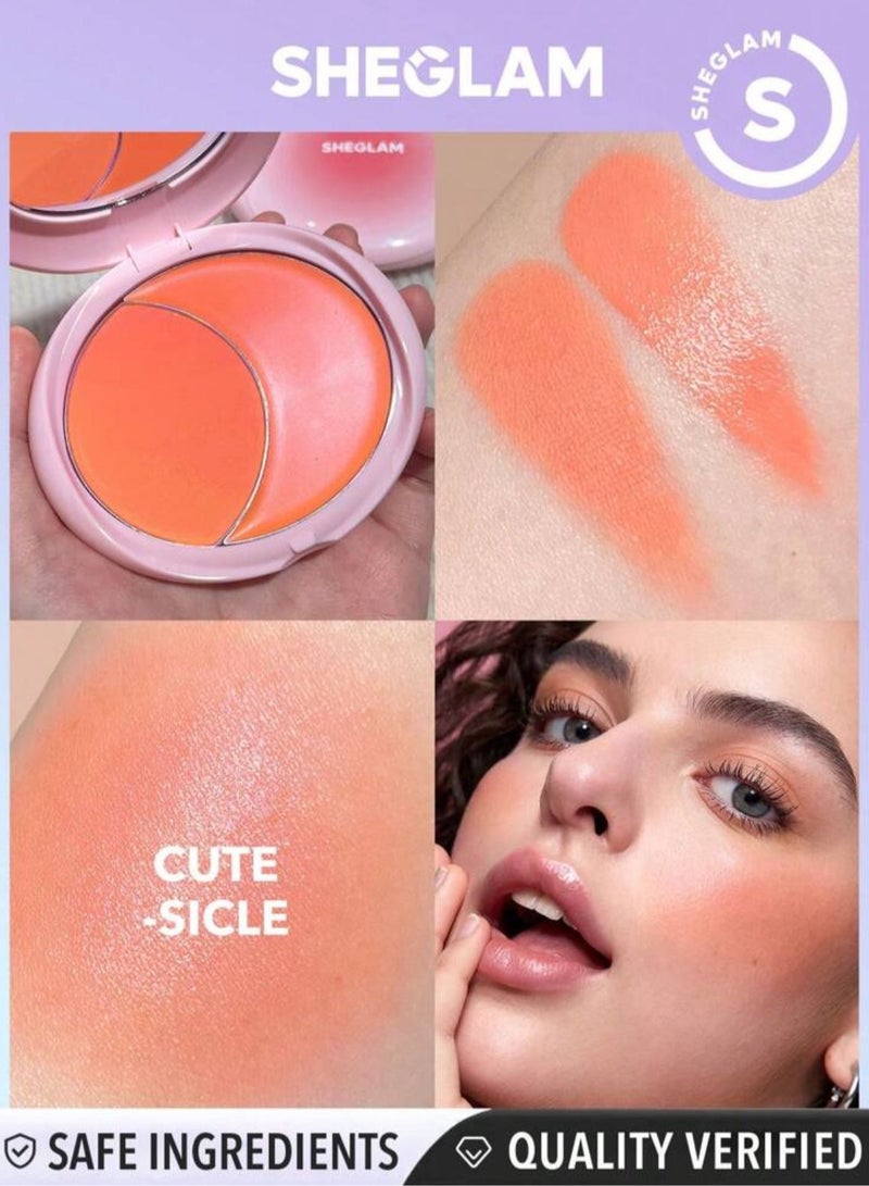 SHEGLAM 2 Cheek Blush Duo Cute-Sicle - Image 1