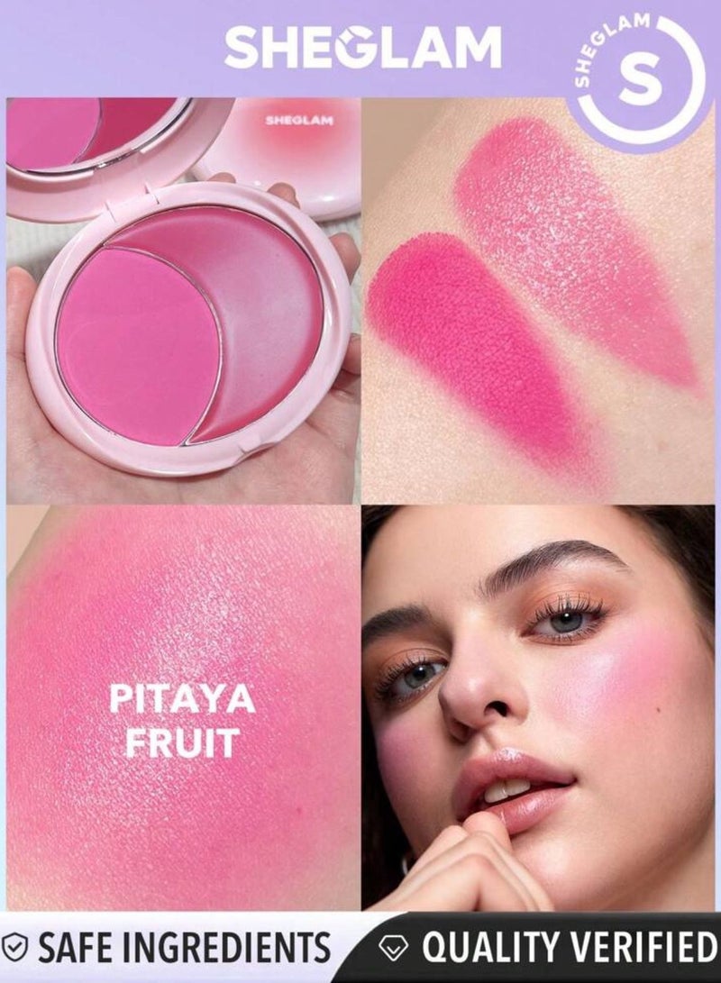 SHEGLAM 2 Cheek Blush Duo - Pitaya Fruit  - Image 1
