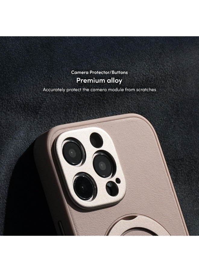 Moshi Kameleon MagSafe Case for Apple iPhone 16 Pro 6.3" 2024| 4Ft-Drop Protection, Built-in MagSafe KickStand, Scratch Resistant,  Slim Profile, Raised Edges, Magnetic Wireless Charging - Pink - Image 2