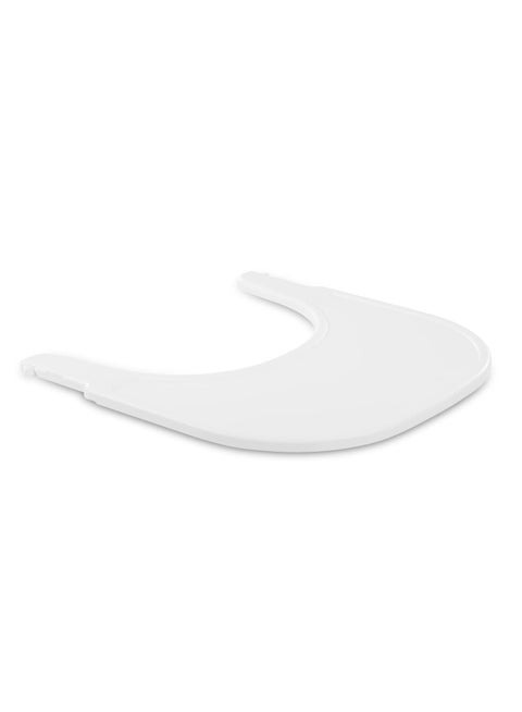 Alpha Click-On Tray Click Tray Only Compatible With Wooden High Chairs Alpha+ And Beta+, White