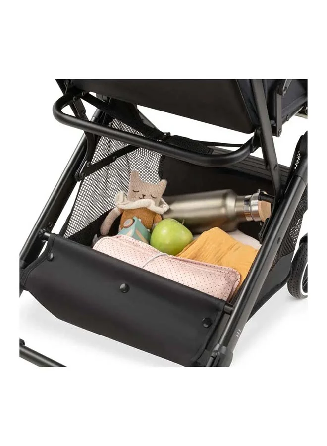 هوك Travel N Care Plus Travel Buggy With Reclining Function, Small Foldable Black
