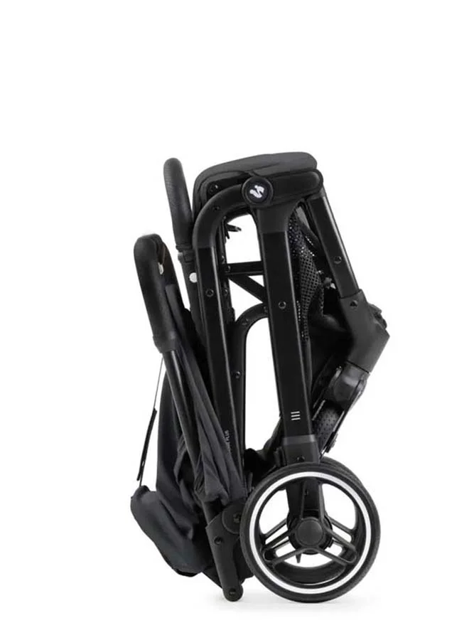 هوك Travel N Care Plus Travel Buggy With Reclining Function, Small Foldable Black