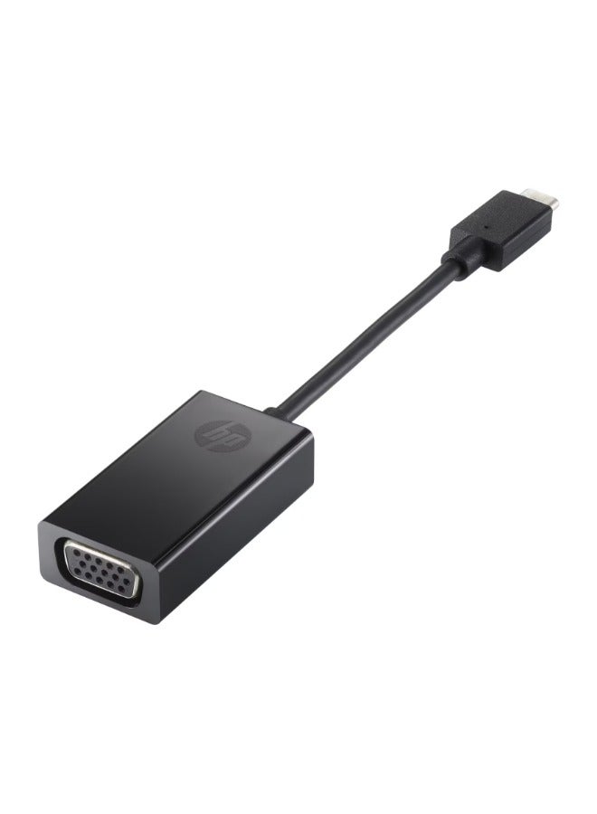 HP USB-C to VGA Adapter Black 