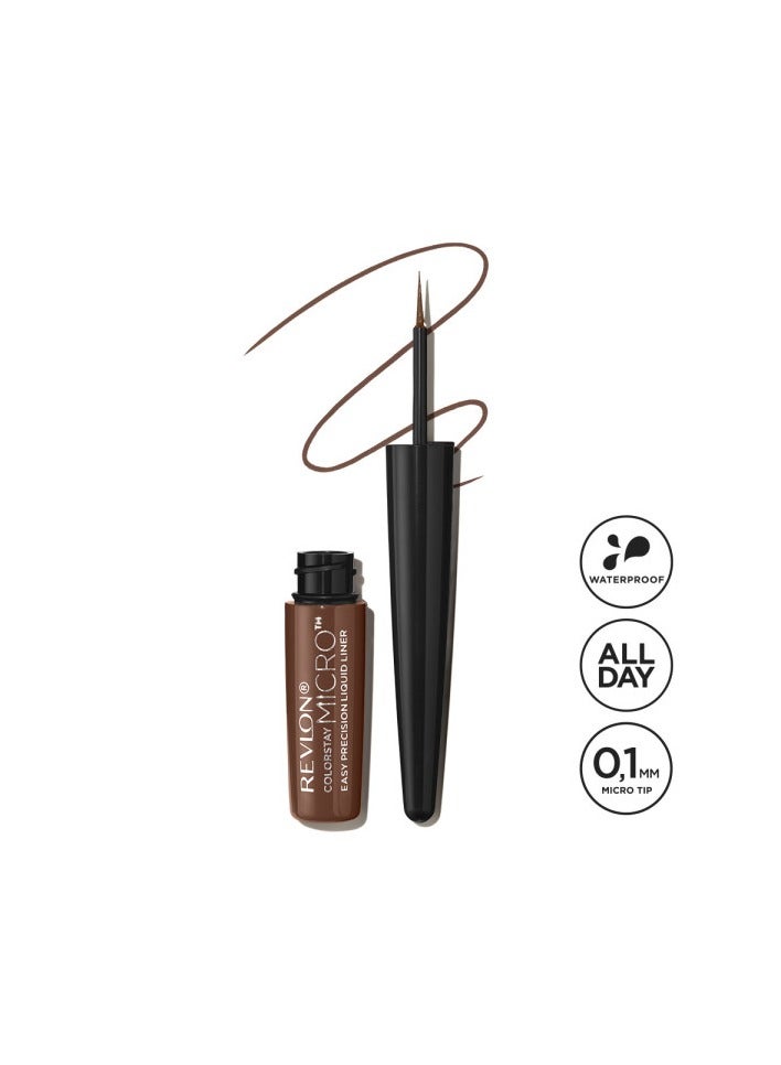 Revlon Colorstay Micro Easy Precision Liquid Liner What The Fudge 302  - Image 1