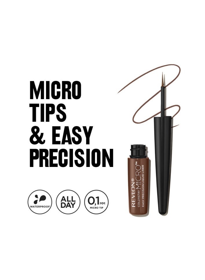 Revlon Colorstay Micro Easy Precision Liquid Liner What The Fudge 302  - Image 2