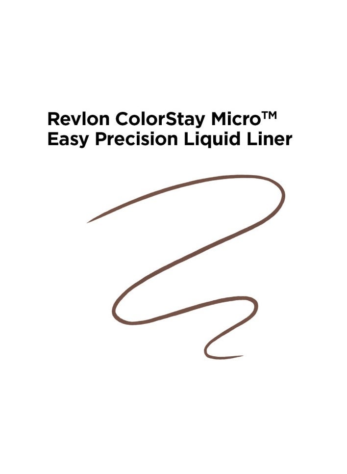Revlon Colorstay Micro Easy Precision Liquid Liner What The Fudge 302  - Image 4