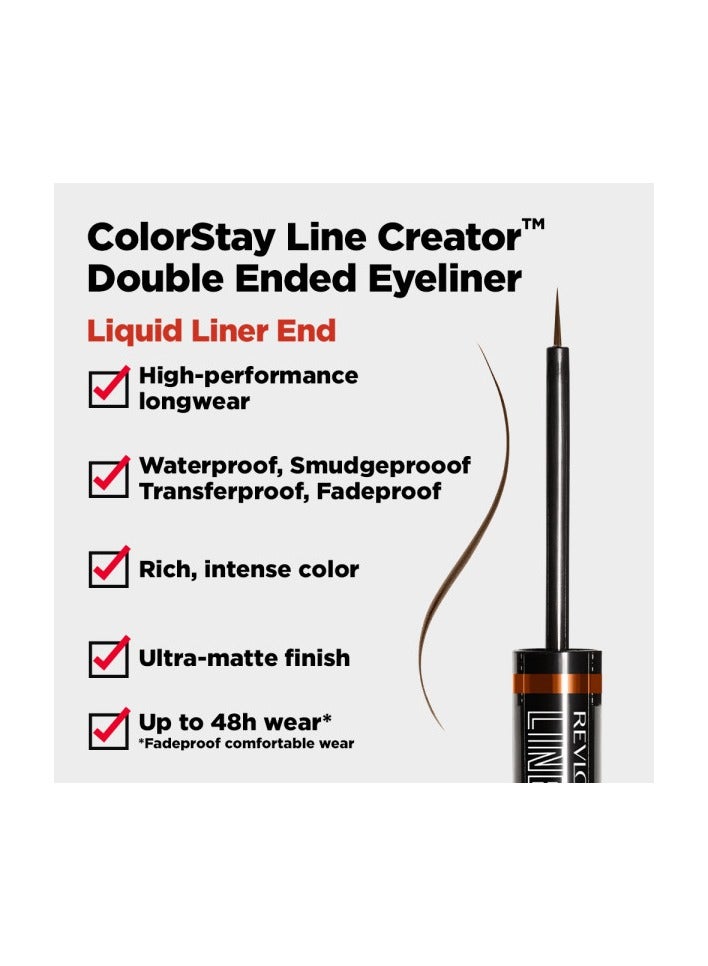 Revlon Colorstay Line Creator Double Ended Liner Leathercraft 152  - Image 2