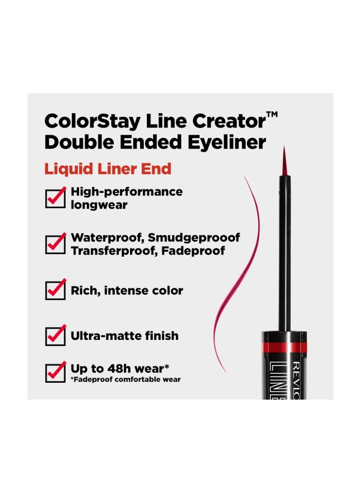 Revlon Colorstay Line Creator Double Ended Liner She'S On Fire 153  - Image 2