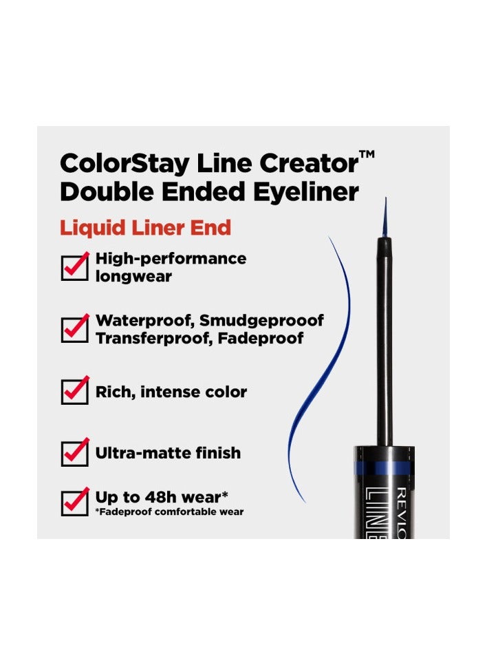 Revlon Colorstay Line Creator Double Ended Liner Cool As Ice 154  - Image 2