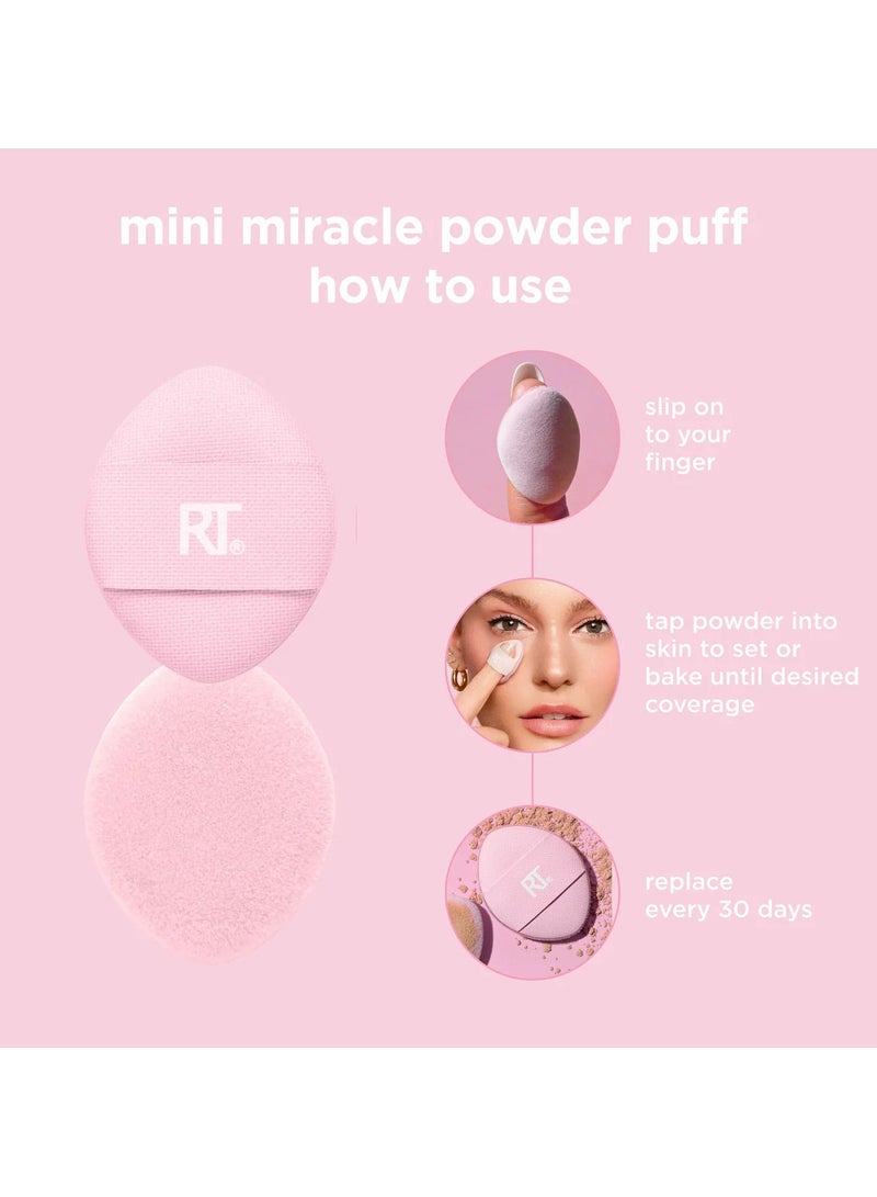 ريل تكنيكس - Mini Miracle Powder Puff Trio Pink - Image 1
