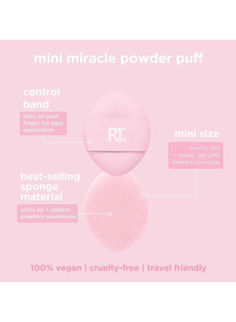 ريل تكنيكس - Mini Miracle Powder Puff Trio Pink - Image 1