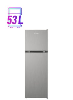 330L Gross,Double Door Top Mounted Refrigerator with Multi Air Flow System,No-Frost Cooling with Electronic Touch Temperature Control,Door Alarm,10 Year Compressor Warranty KR-RFF 330SM Silver