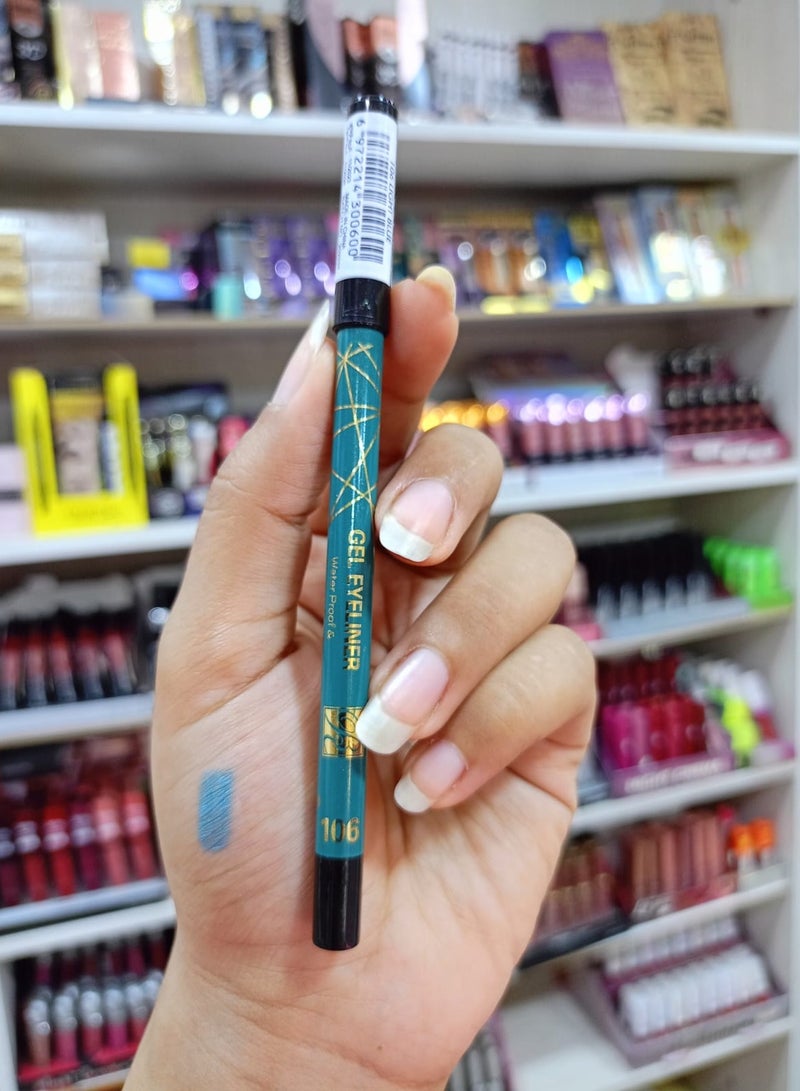 ROSE BERRY - RoseBerry Long Lasting Waterproof Eyeliner Pencil -106 Light blue - Image 1