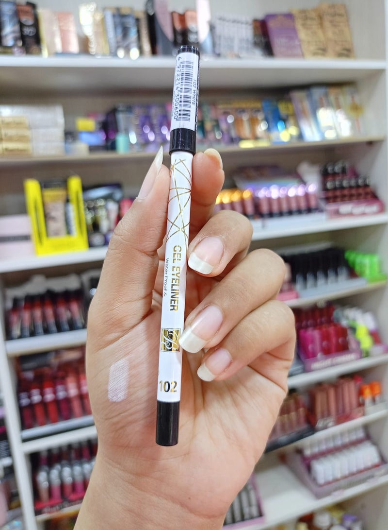 روز بيري - RoseBerry Long Lasting Waterproof Eyeliner Pencil -102 white white - Image 1