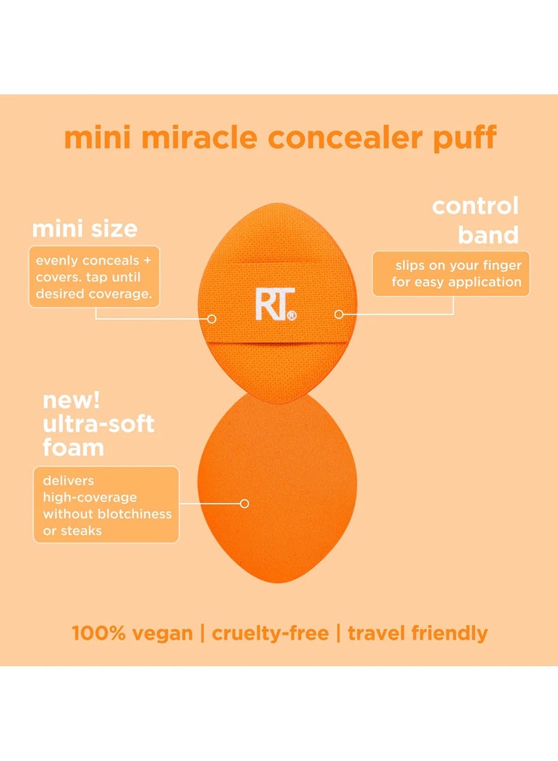 Mini Miracle Concealer Puff Trio Orange - pnsku/N70114674V/45/_/1727329611/1ce2084a-b2d0-4c0d-92f7-f78b32b34767