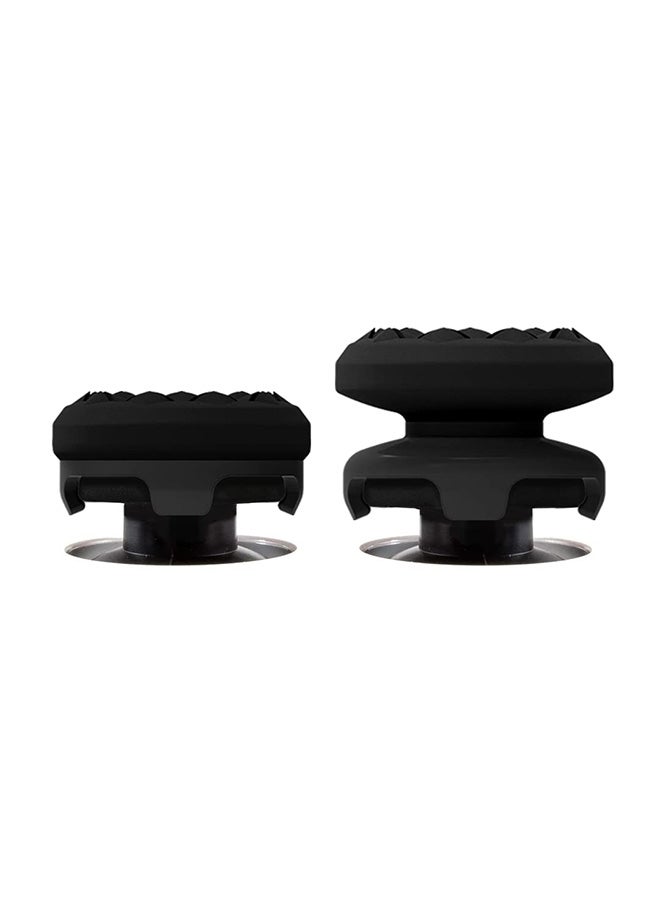 KontrolFreek FPS Freek Galaxy Black for Playstation 4 (PS4) and Playstation 5 (PS5) | Performance Thumbsticks | 1 High-Rise, 1 Mid-Rise | Black