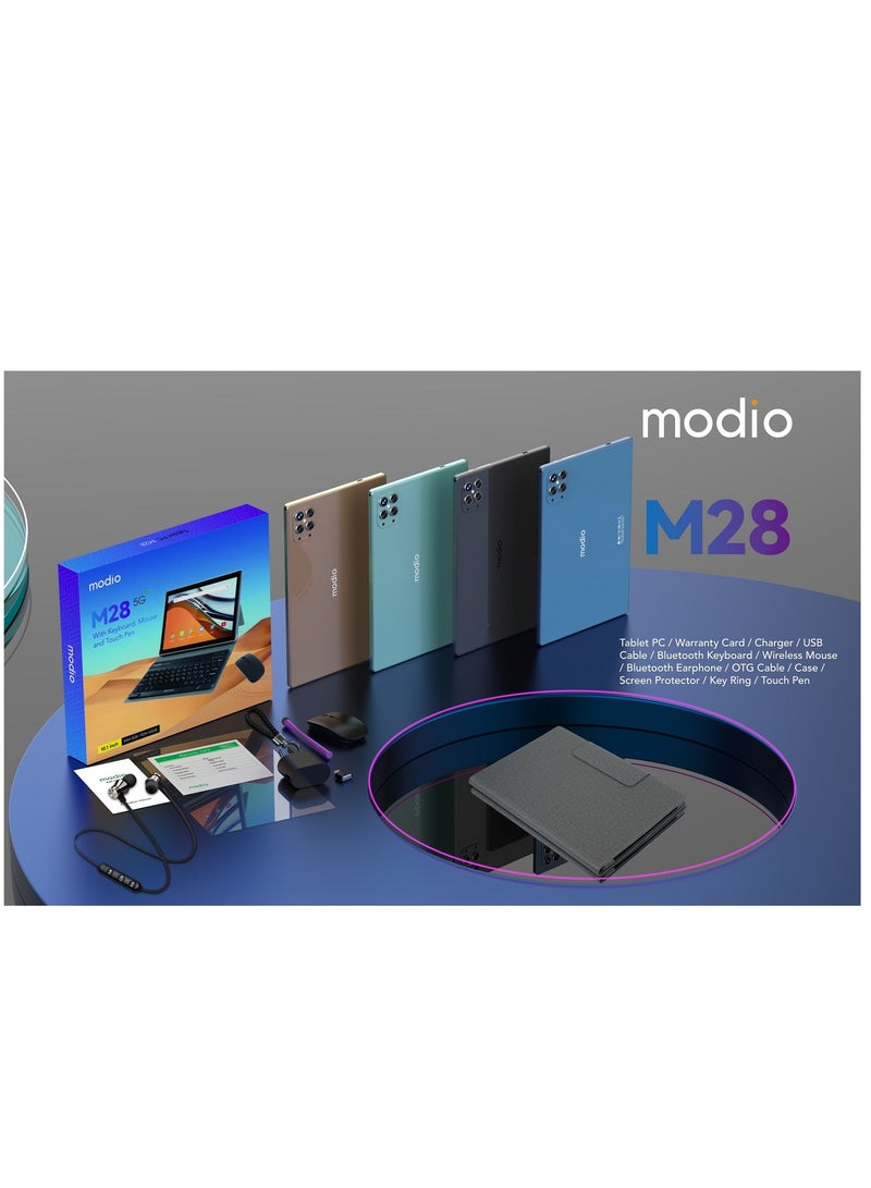 modio M28 10.1-Inch Smart Android Kids Tablet Dual SIM Green 12GB RAM 512GB 5G - International Version  - Image 4