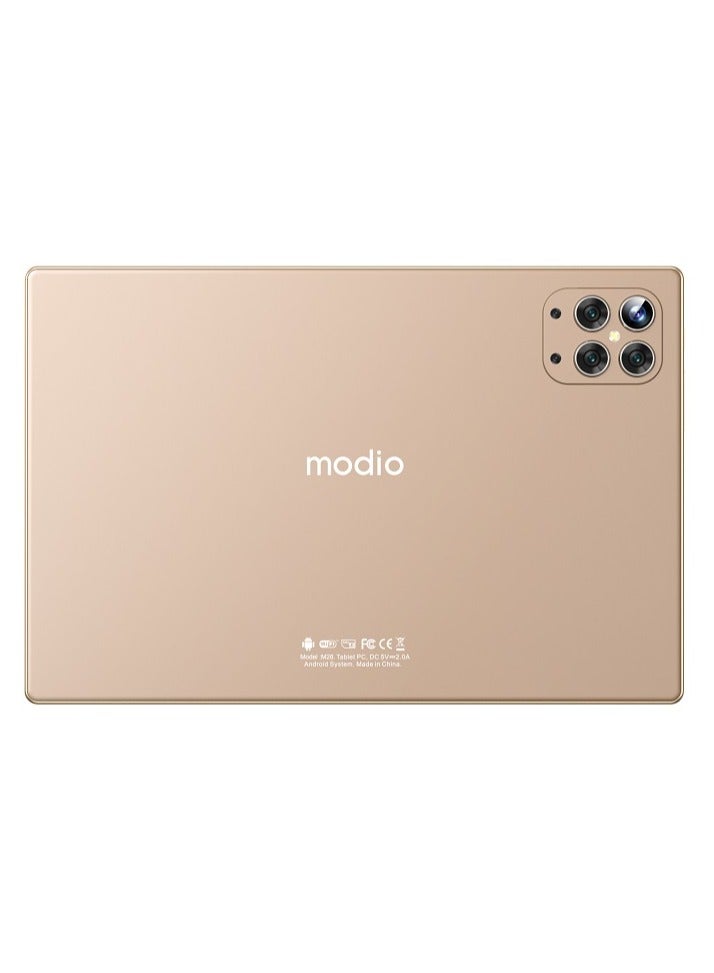modio M28 Smart Android Kids Tablet 10.1-Inch Dual SIM Gold 12GB RAM 512GB 5G - International Version With Zoom & Tik Tok Supported And Bluetooth Keyboard - Image 3