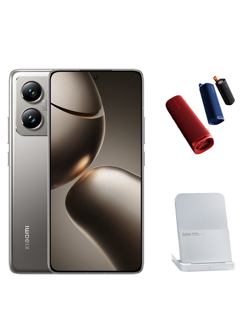 Xiaomi 14T Pro 5G Dual SIM Titan Gray 12GB RAM 512GB | Free 50W Wireless Charger And Speaker+12 Month Extended Warranty - Global Version - Image 1