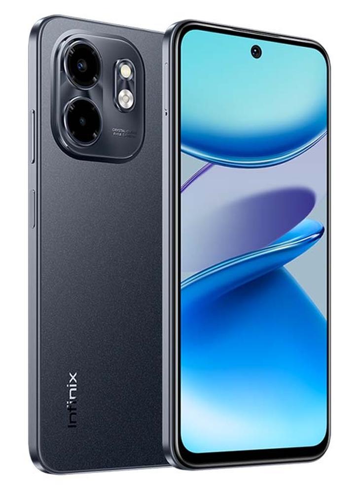 Infinix Smart 9 Dual SIM Metallic Black 3+3GB RAM 64GB 4G - Image 1