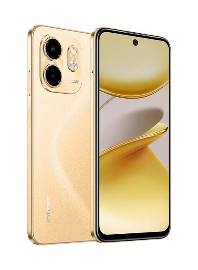 Infinix - Smart 9 Dual SIM Sandstone Gold 3+3GB RAM 64 GB 4G - Middle East Version - Image 1