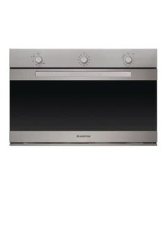 Ariston Built In 90cm Full Gas Oven, Mechanical Controls, Conventional Functions, Full Safety, Glass Ventilated Door With Interior Light, Integrated Cleaning System, Made In Turkey GGSM53IXA30 Inox 