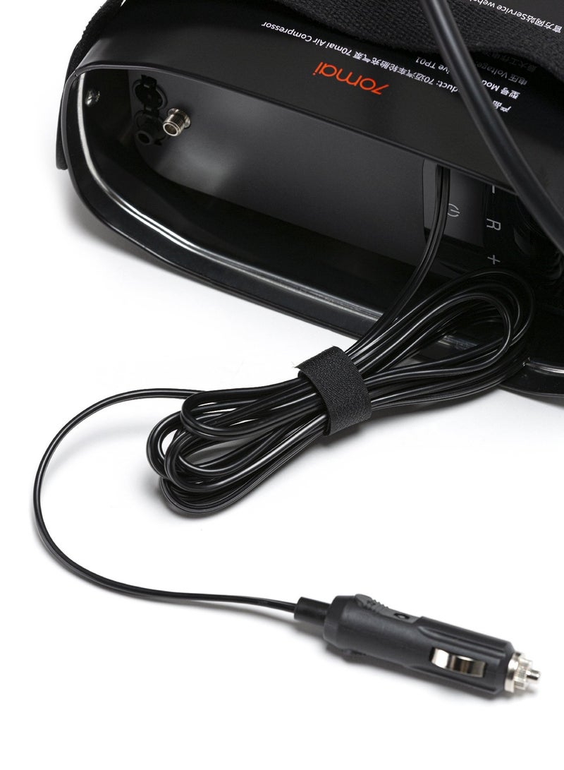 70mai - Air Compressor Tire Inflator TP01- Heavy Duty Super Fast Tyre Inflation, Comes in Metal Box with Multiple Attachments-Black - Image 1
