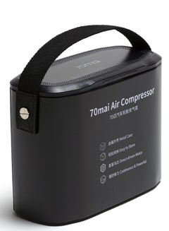 70mai Air Compressor Tire Inflator TP01- Heavy Duty Super Fast Tyre Inflation, Comes in Metal Box with Multiple Attachments-Black  - Image 4